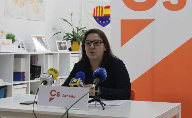 Virginia Domínguez encabeza la candidatura de Cs a Arnedo