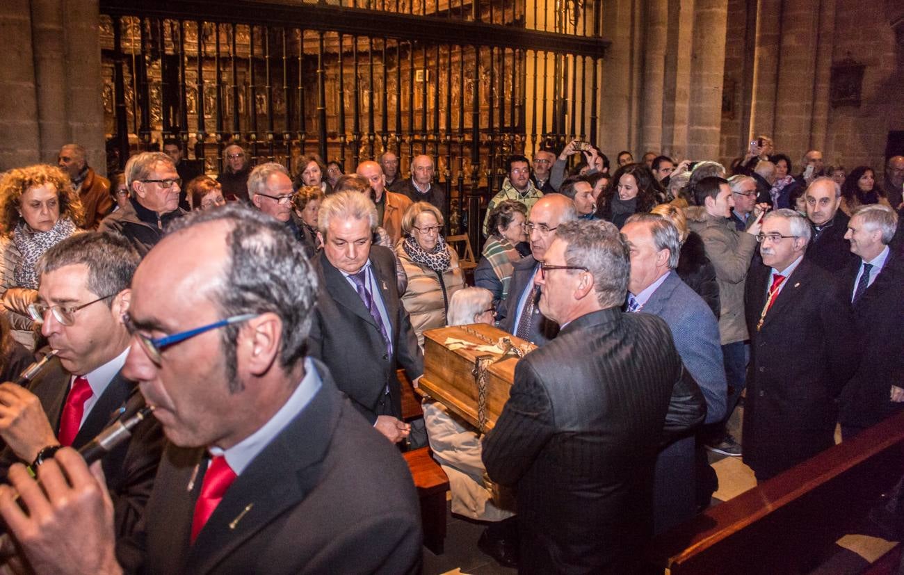 Despedida de las reliquias de Santo Domingo de la Calzada y reapertura al público de la cripta de la catedral tras los trabajos realizados en ella por el artista internacional Marko Rupnik