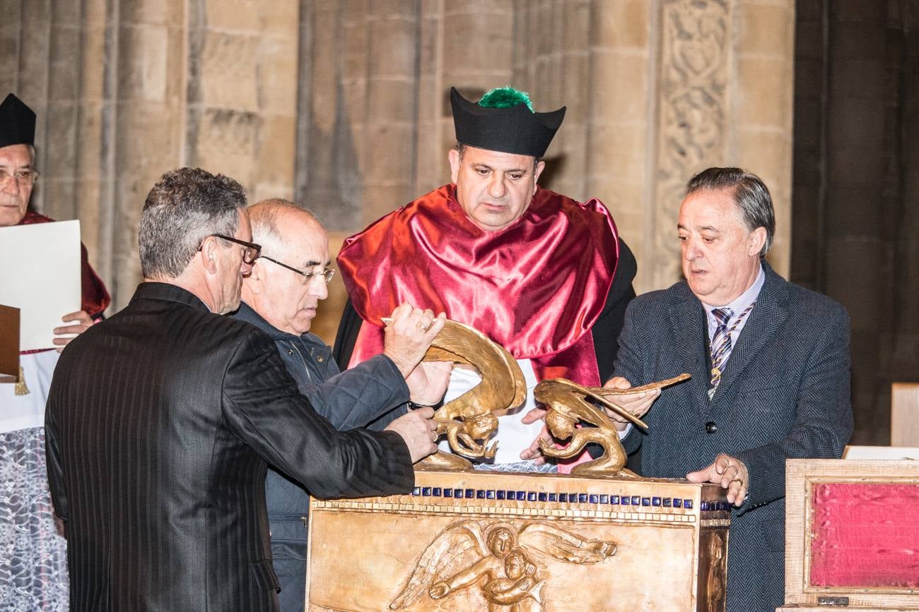 Despedida de las reliquias de Santo Domingo de la Calzada y reapertura al público de la cripta de la catedral tras los trabajos realizados en ella por el artista internacional Marko Rupnik