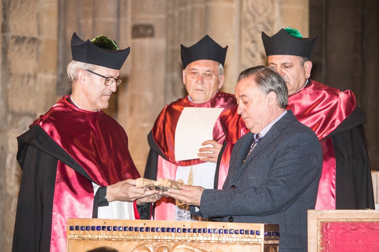 Despedida de las reliquias de Santo Domingo de la Calzada y reapertura al público de la cripta de la catedral tras los trabajos realizados en ella por el artista internacional Marko Rupnik