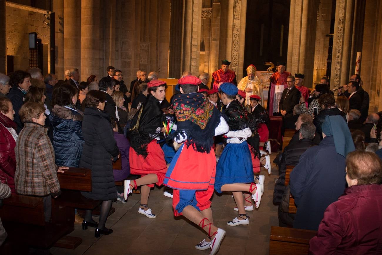 Despedida de las reliquias de Santo Domingo de la Calzada y reapertura al público de la cripta de la catedral tras los trabajos realizados en ella por el artista internacional Marko Rupnik