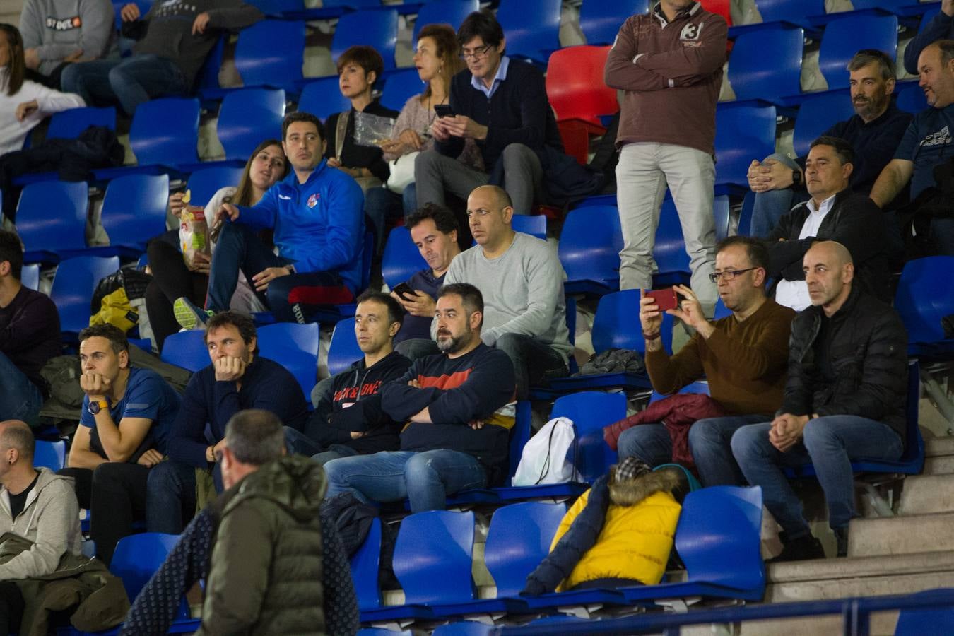 La logroñesa Eli Amatriain y su pareja Patty Llaguno pasaron esta mañana a las semifinales