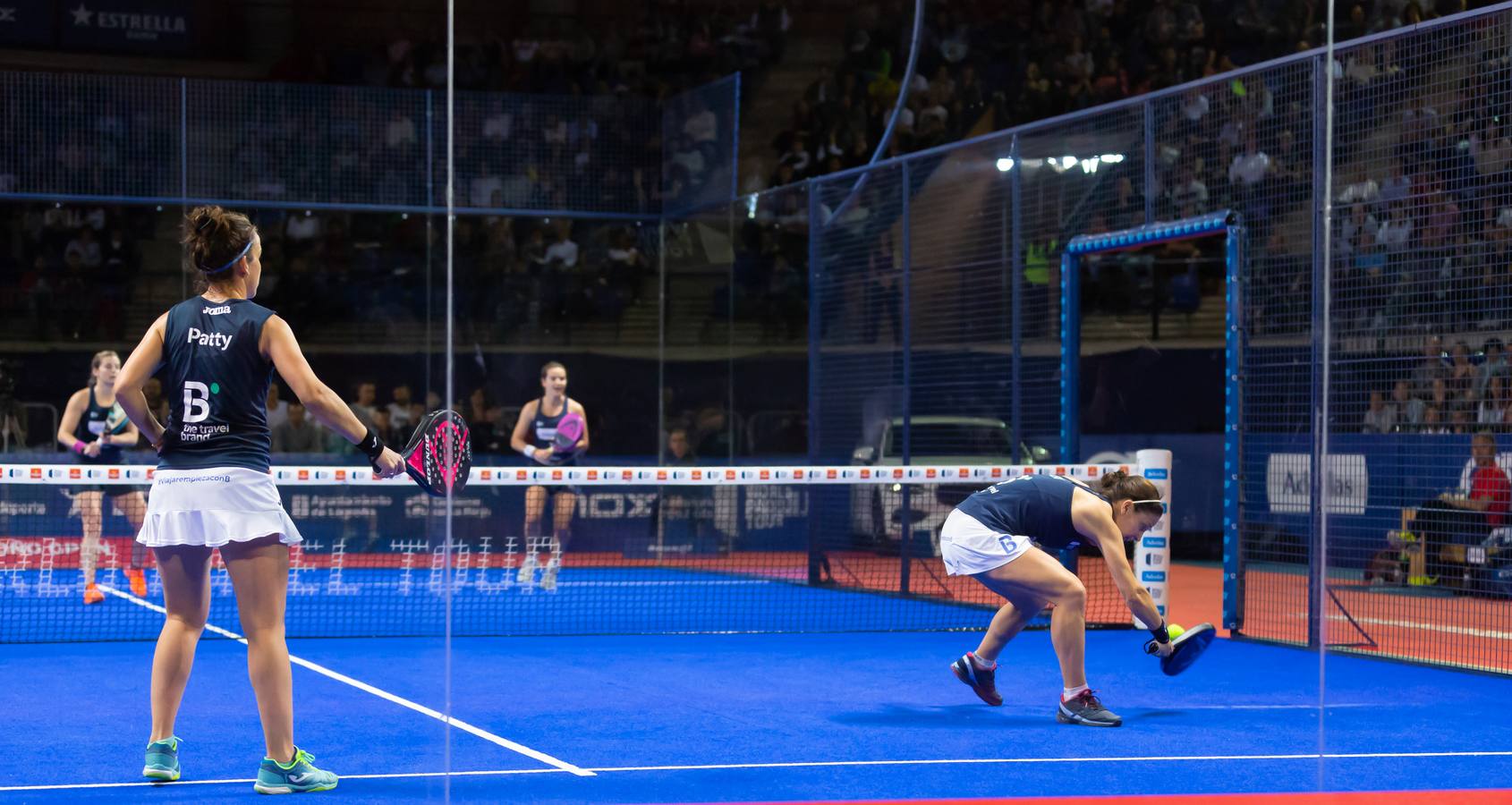 Fotos: Eli Amatriain y su parreja Patty Llaguno se despiden del Logroño Open World Padel Tour