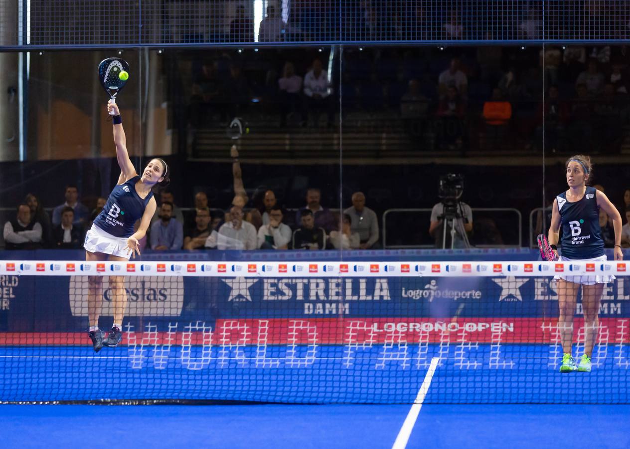 Fotos: Eli Amatriain y su parreja Patty Llaguno se despiden del Logroño Open World Padel Tour