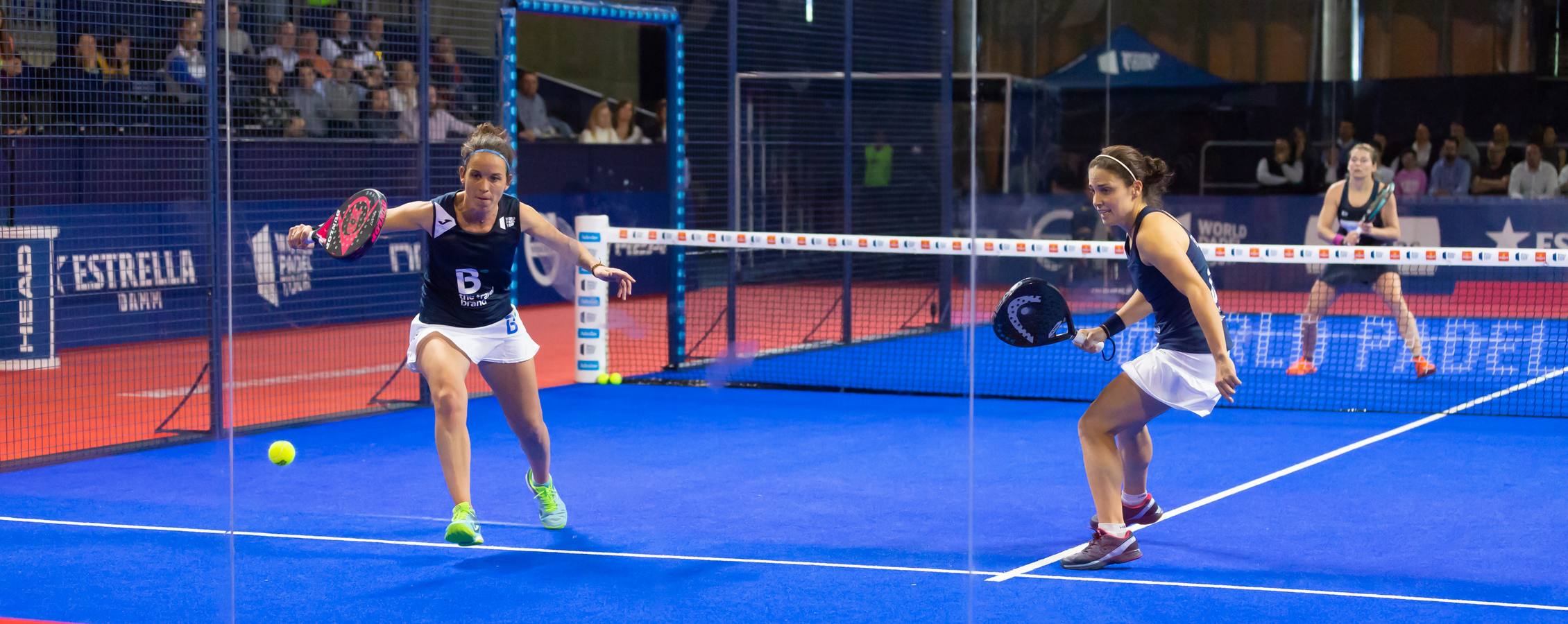 Fotos: Eli Amatriain y su parreja Patty Llaguno se despiden del Logroño Open World Padel Tour