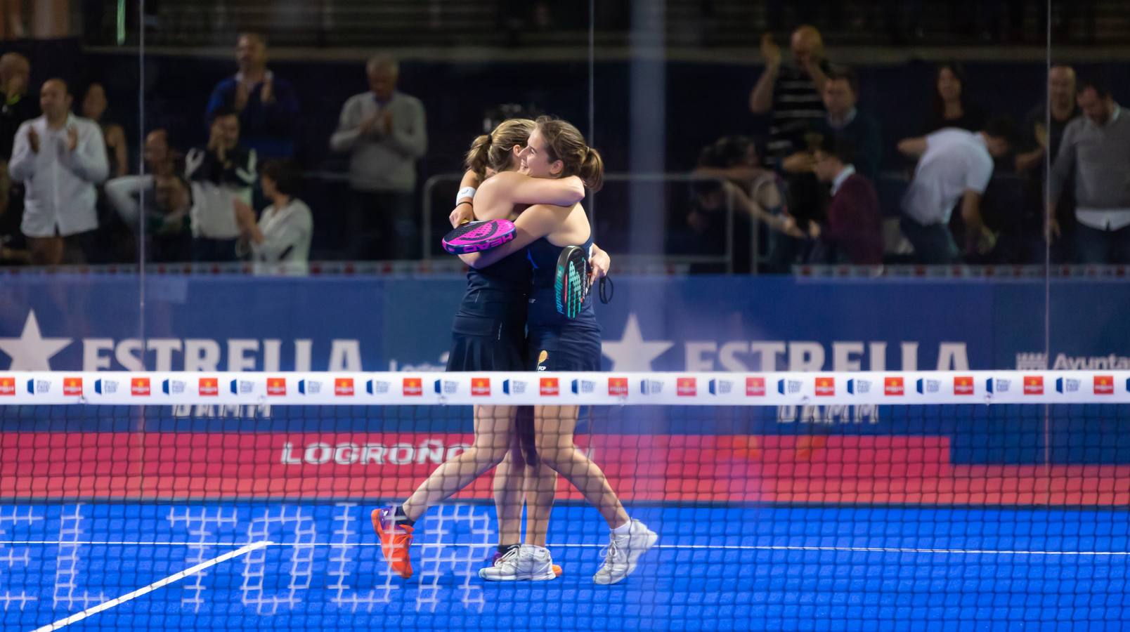 Fotos: Eli Amatriain y su parreja Patty Llaguno se despiden del Logroño Open World Padel Tour