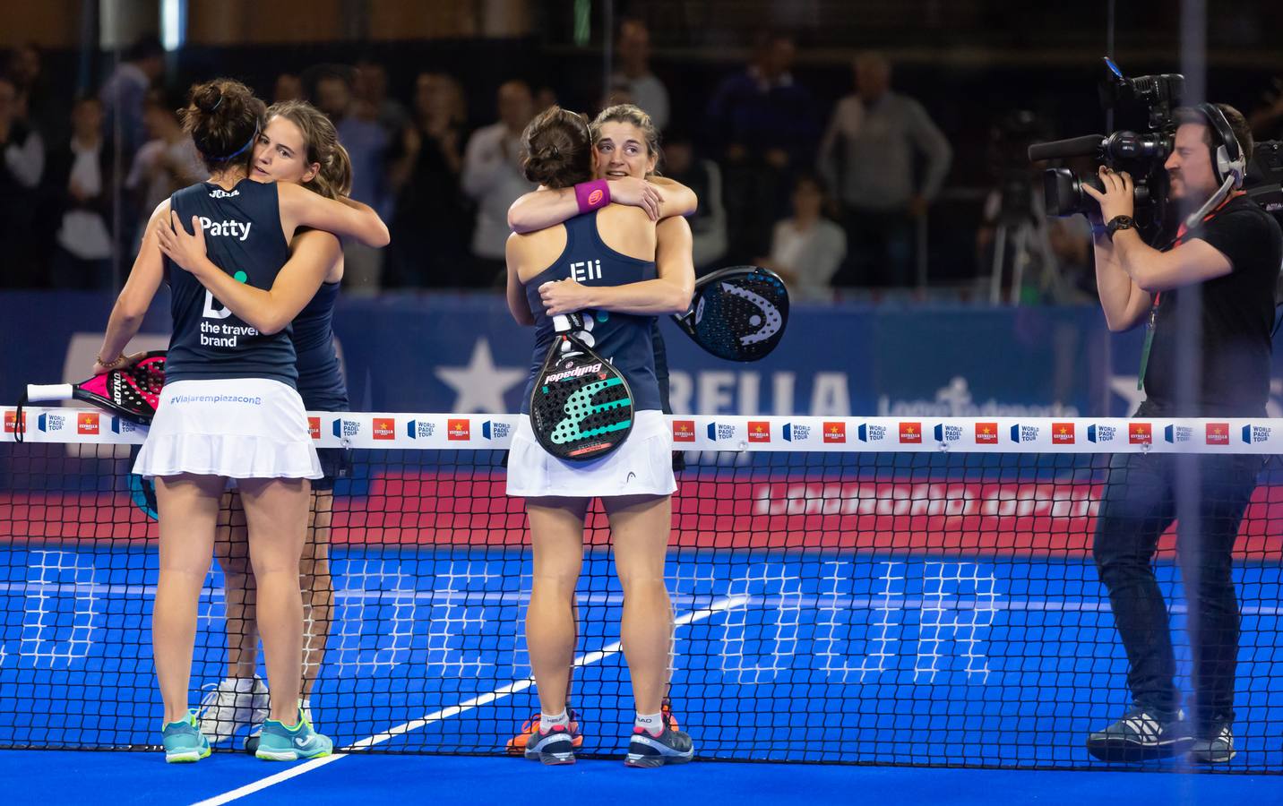 Fotos: Eli Amatriain y su parreja Patty Llaguno se despiden del Logroño Open World Padel Tour