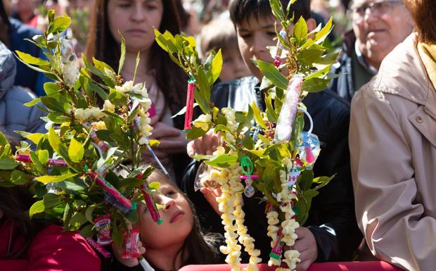 Los logroñeses, fieles a la Borriquilla