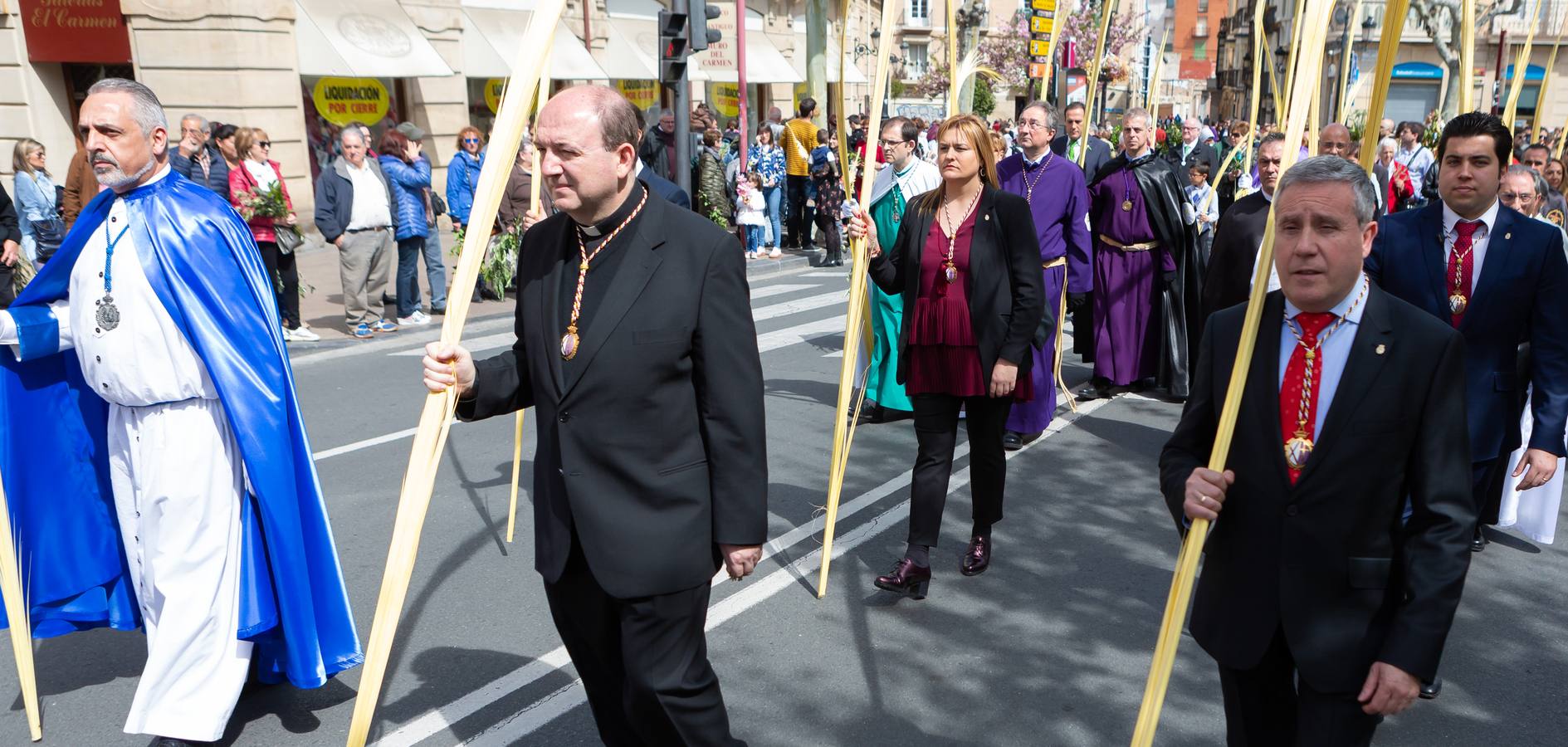 Fotos: La procesión de La Borriquita en Logroño