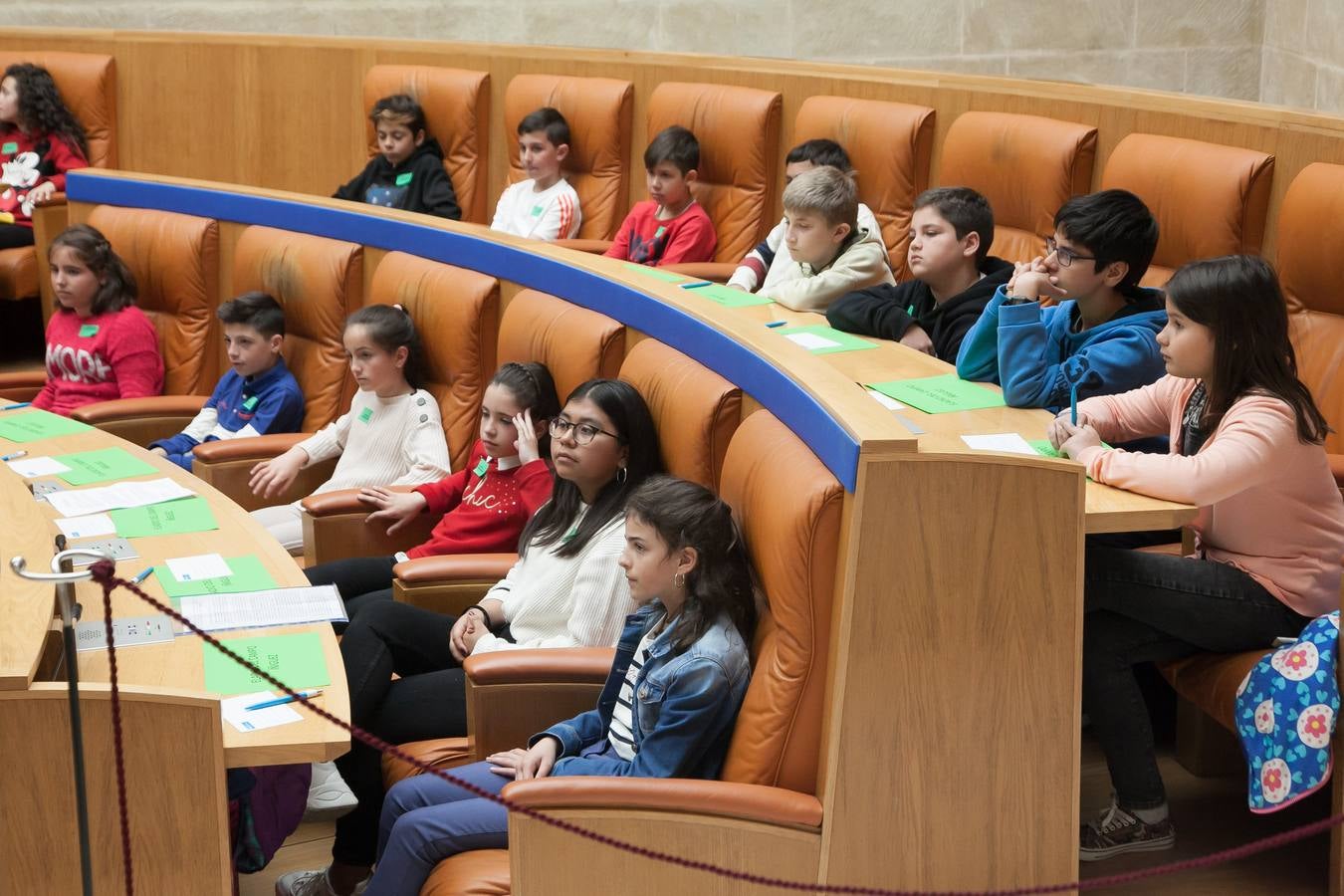 Aldeas Infantiles pide «políticas concretas» contra la pobreza infantil | El Parlamento riojano ha acogido un pleno infantil con la asistencia del vicepresidente de esta ONG, Javier Fresneda