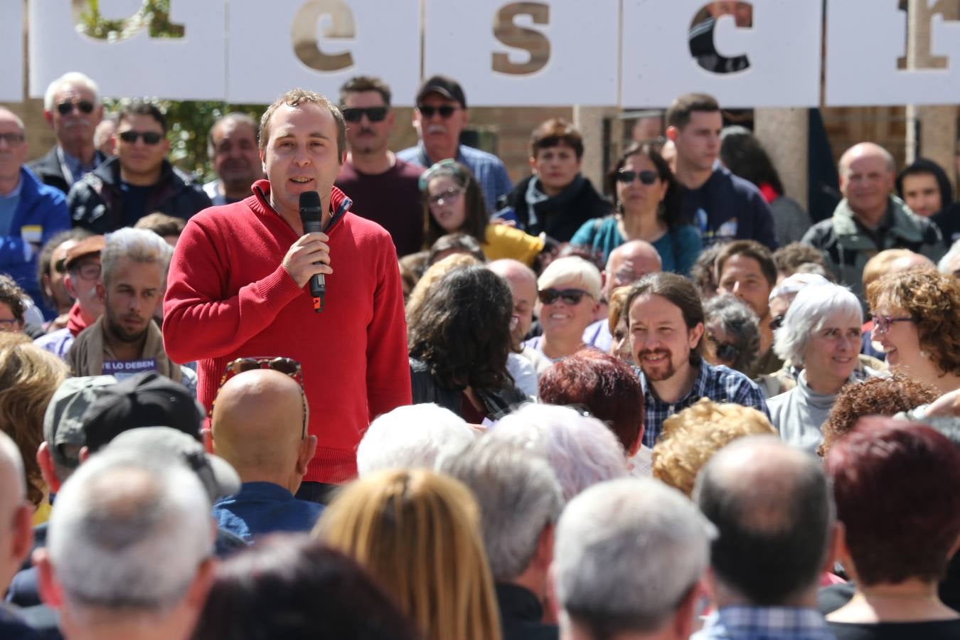 Fotos: Acto electoral de Pablo Iglesias en Nalda