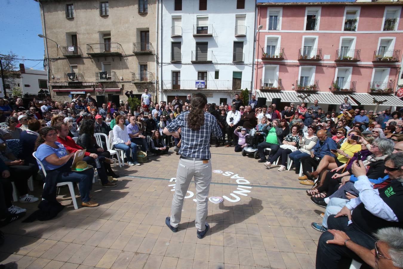 Fotos: Acto electoral de Pablo Iglesias en Nalda