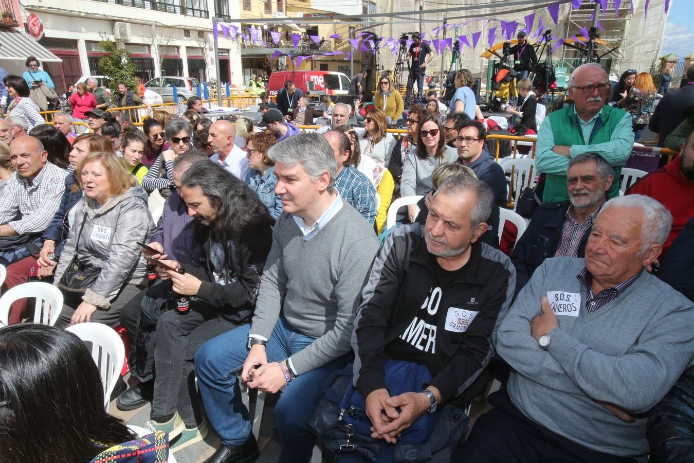 Fotos: Acto electoral de Pablo Iglesias en Nalda