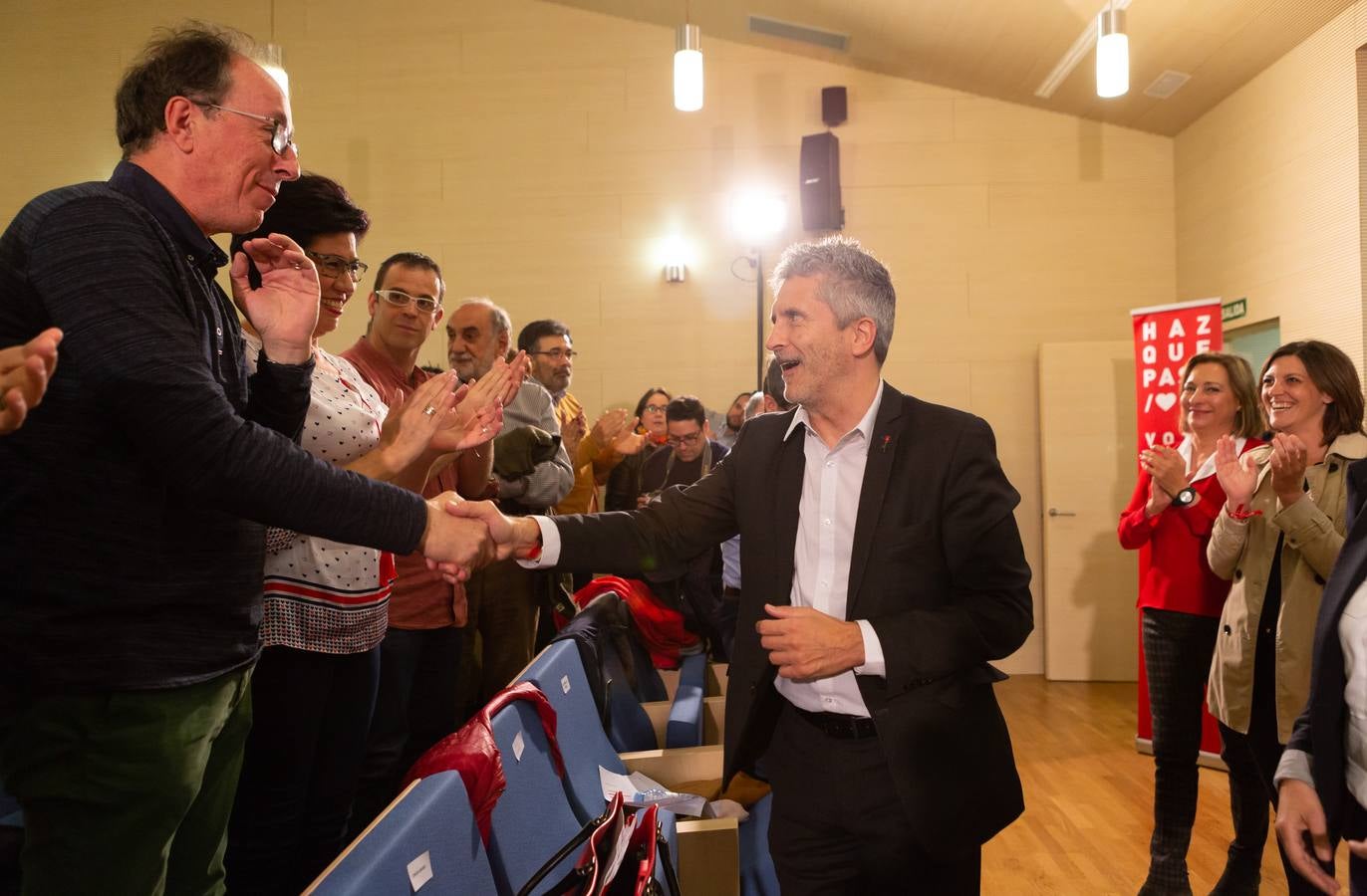 Fotos: Acto electoral de Marlaska en Logroño