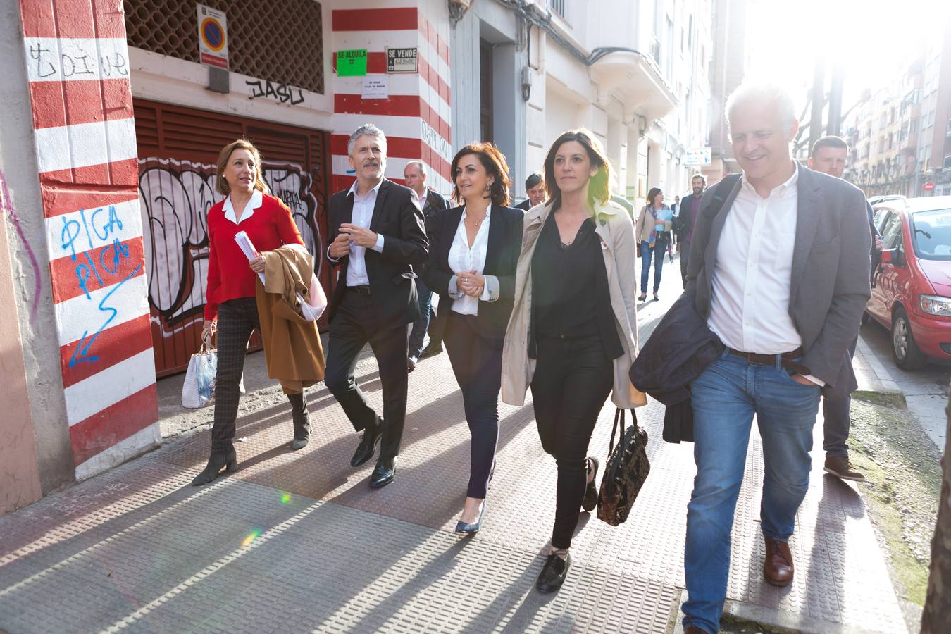 Fotos: Acto electoral de Marlaska en Logroño