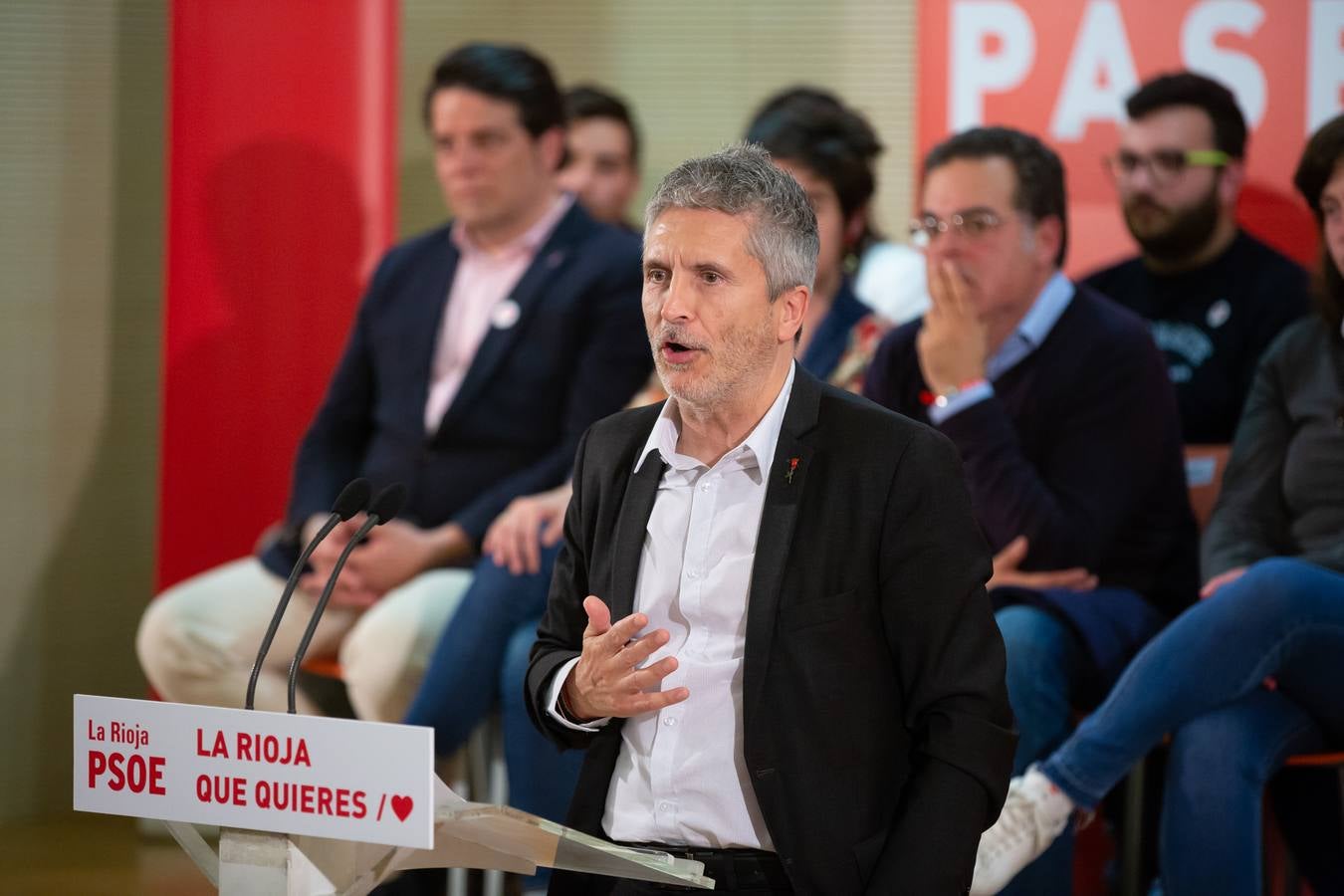 Fotos: Acto electoral de Marlaska en Logroño
