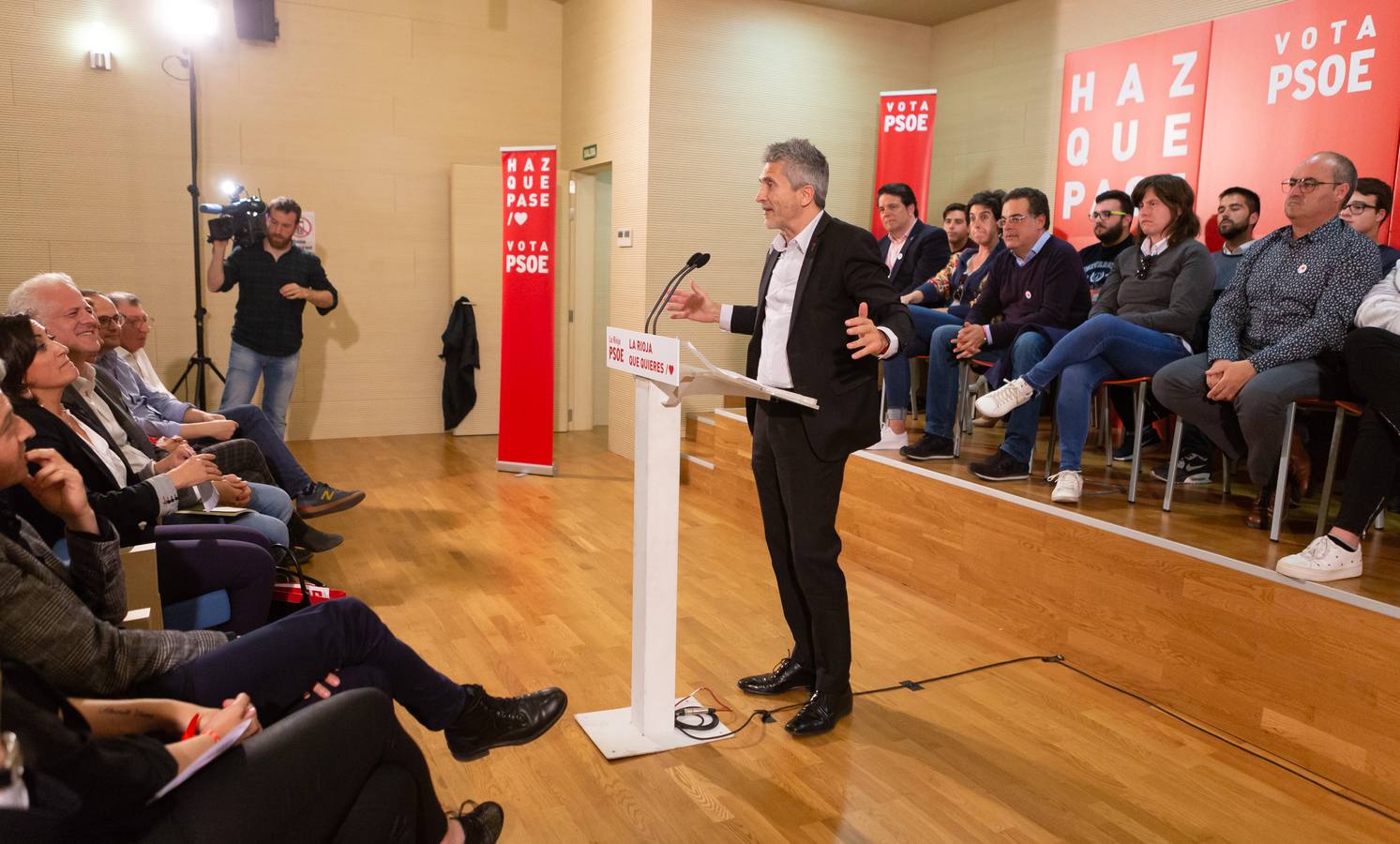 Fotos: Acto electoral de Marlaska en Logroño