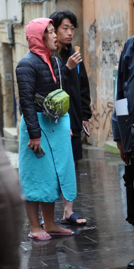 Fotos: Suspendida la procesión del Calvario de Logroño