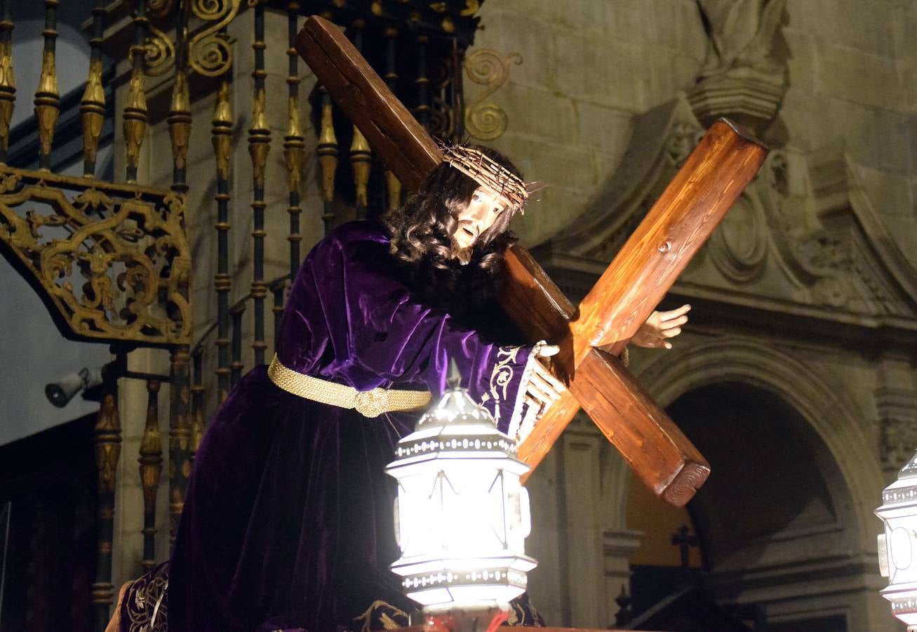 Fotos: Suspendida la procesión del Calvario de Logroño