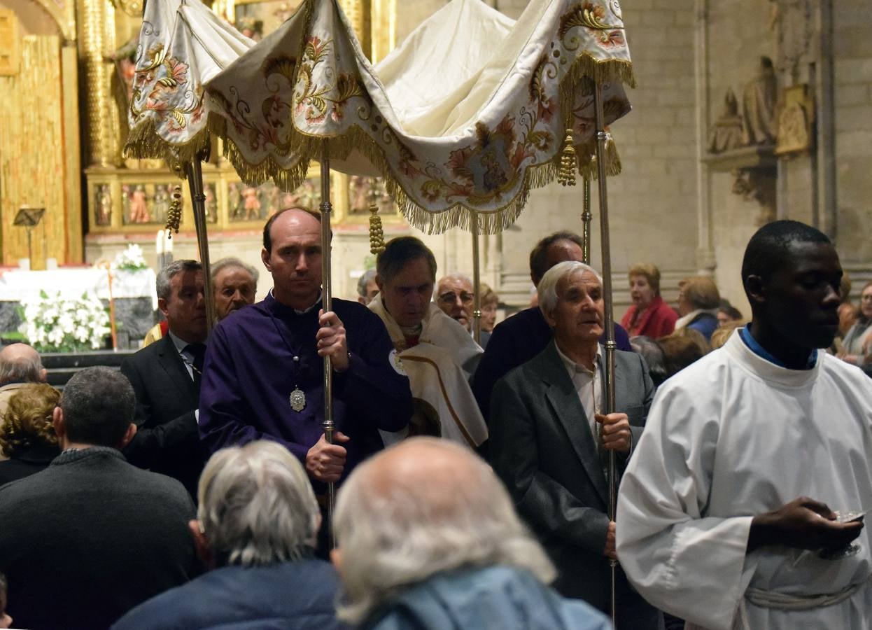 Fotos: Suspendida la procesión del Calvario de Logroño