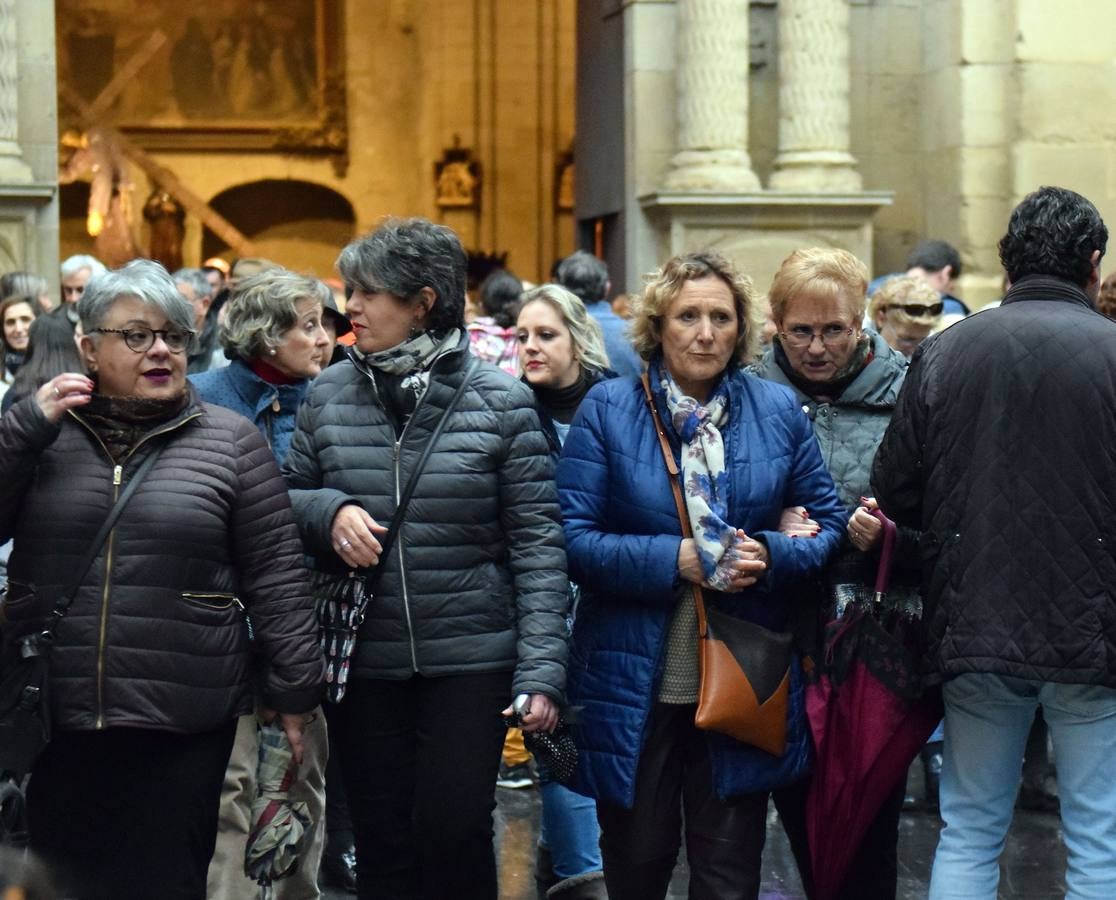 Fotos: Suspendida la procesión del Calvario de Logroño