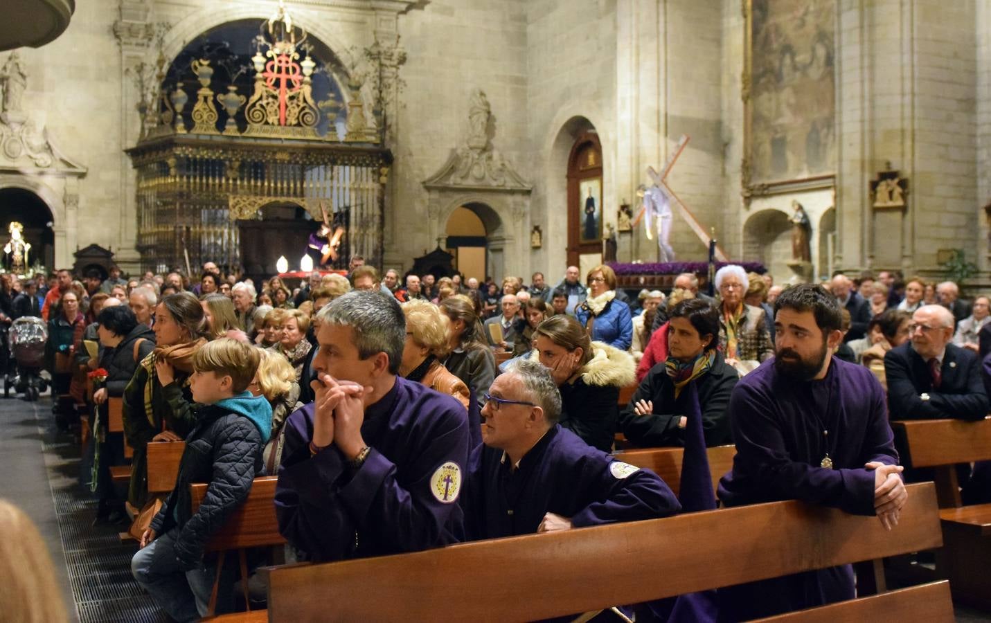 Fotos: Suspendida la procesión del Calvario de Logroño