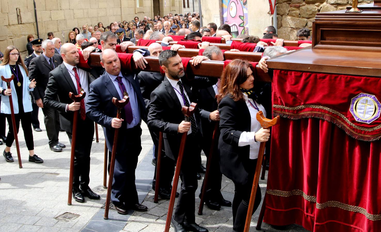 Fotos: Vía Crucis y traslado del Santo Cristo de las Ánimas de Logroño