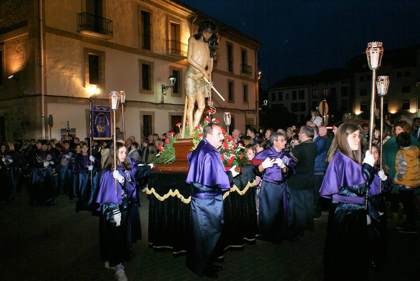 Fotos: Procesión de Viernes Santo en Nájera