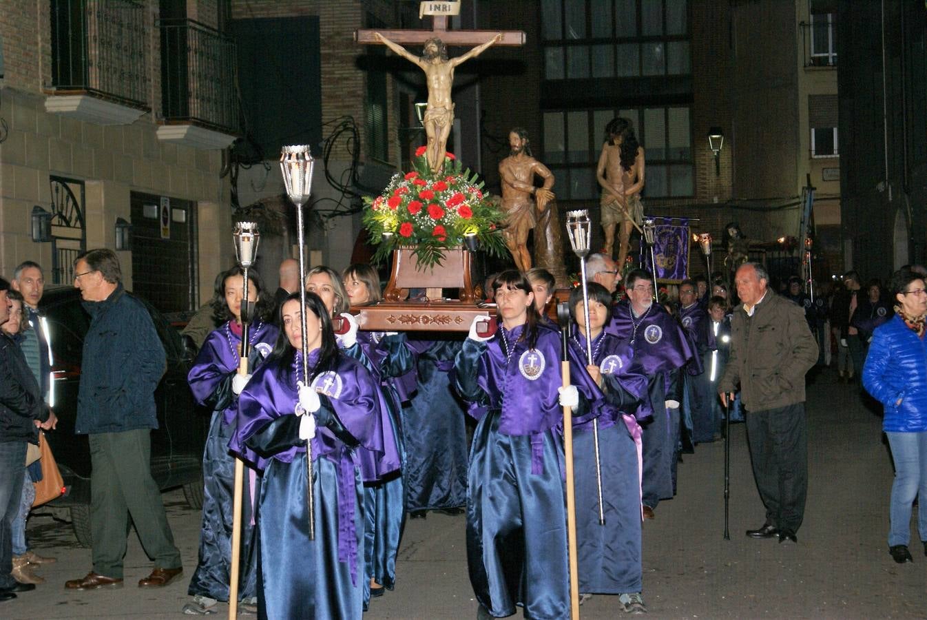 Fotos: Procesión de Viernes Santo en Nájera