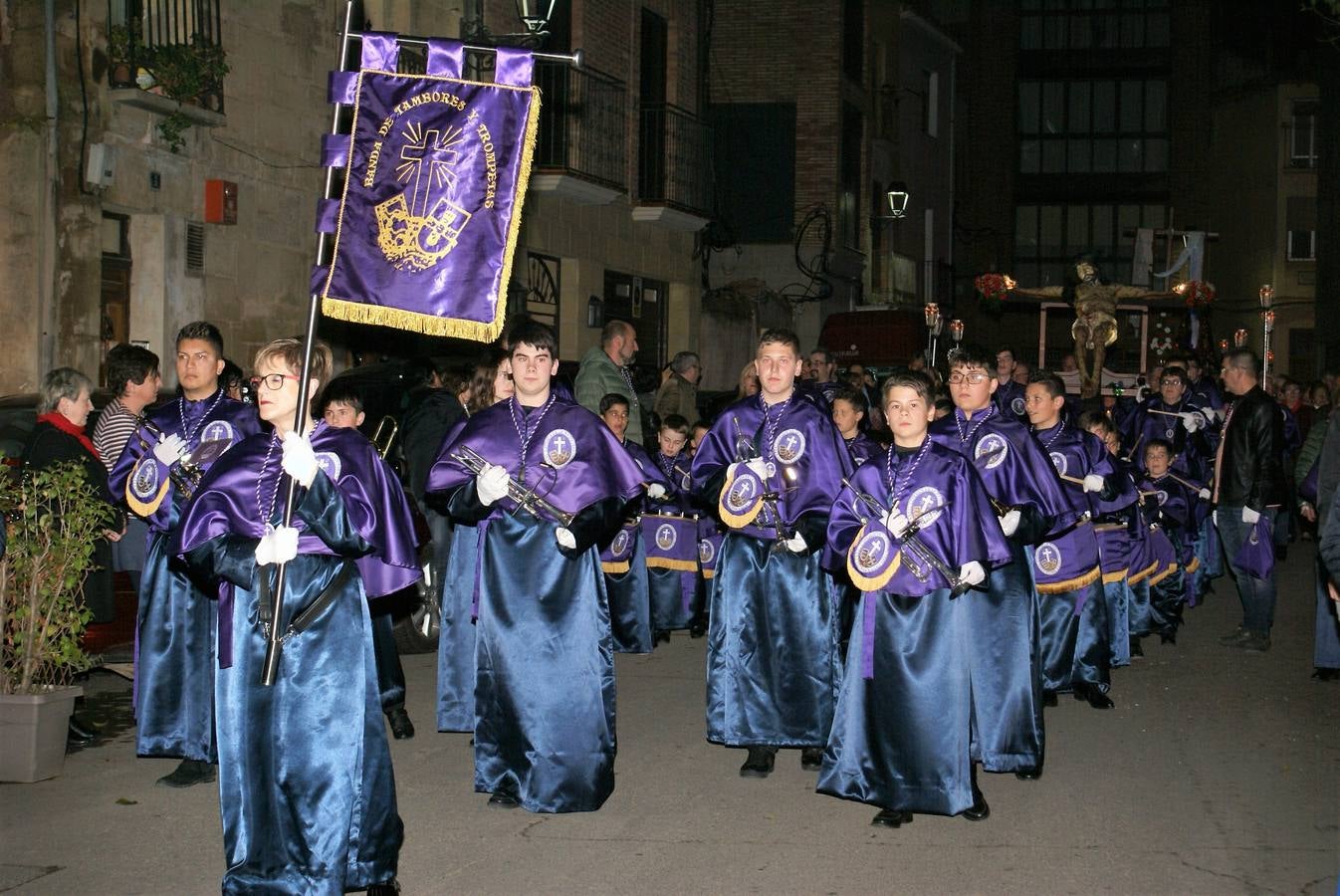 Fotos: Procesión de Viernes Santo en Nájera