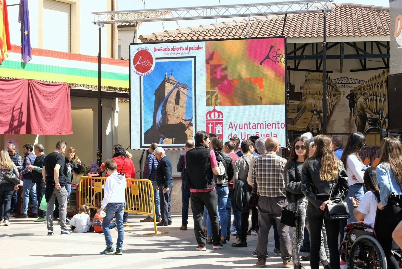 Feria de vinos y gastronomía en Uruñuela.