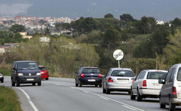 Una carretera secundaria.