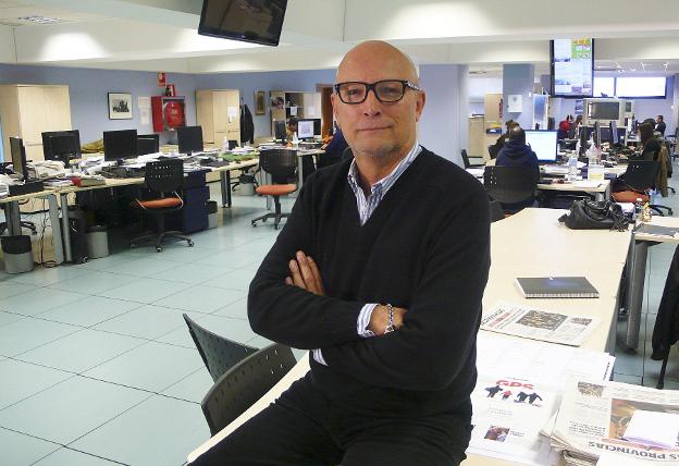 El popular periodista de moda Carlos García-Calvo. :: l.r. 