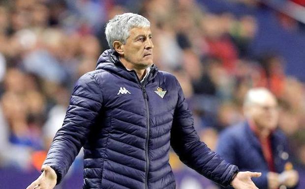 Quique Setién seguirá al frente del Betis. 