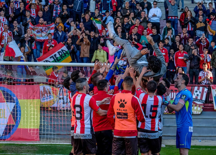 Los riojanos ganan al Mirandés por 3-0, pelearán por la segunda plaza y se clasifican para el 'play off'