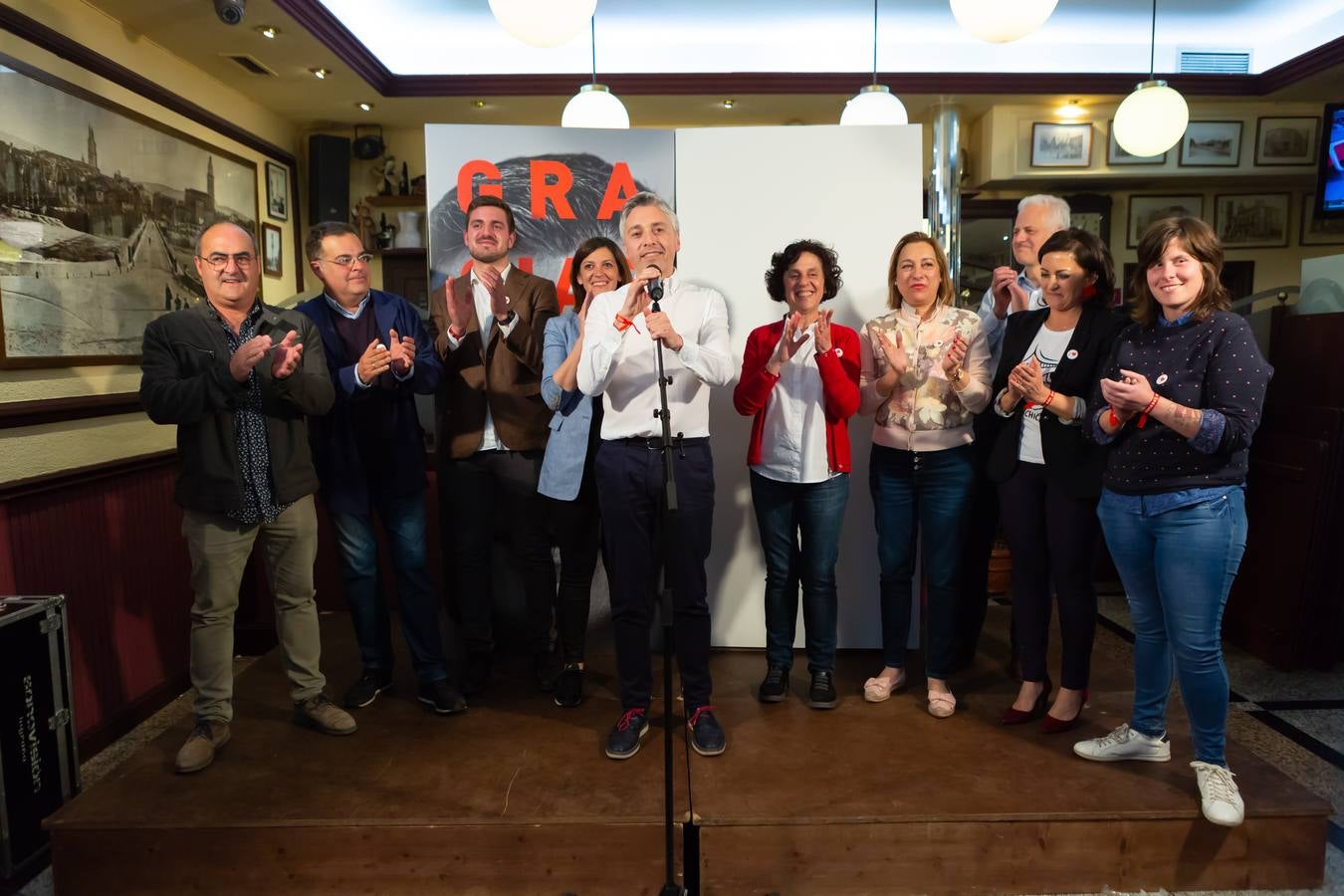 Los socialistas celebraronlos buenos resultados obtenidos 