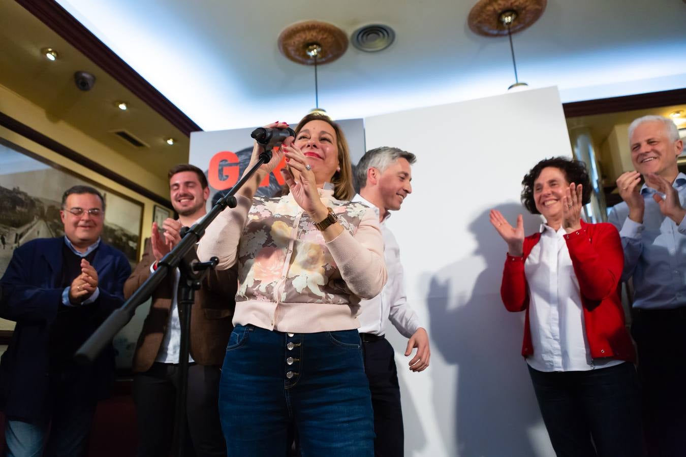 Los socialistas celebraronlos buenos resultados obtenidos 