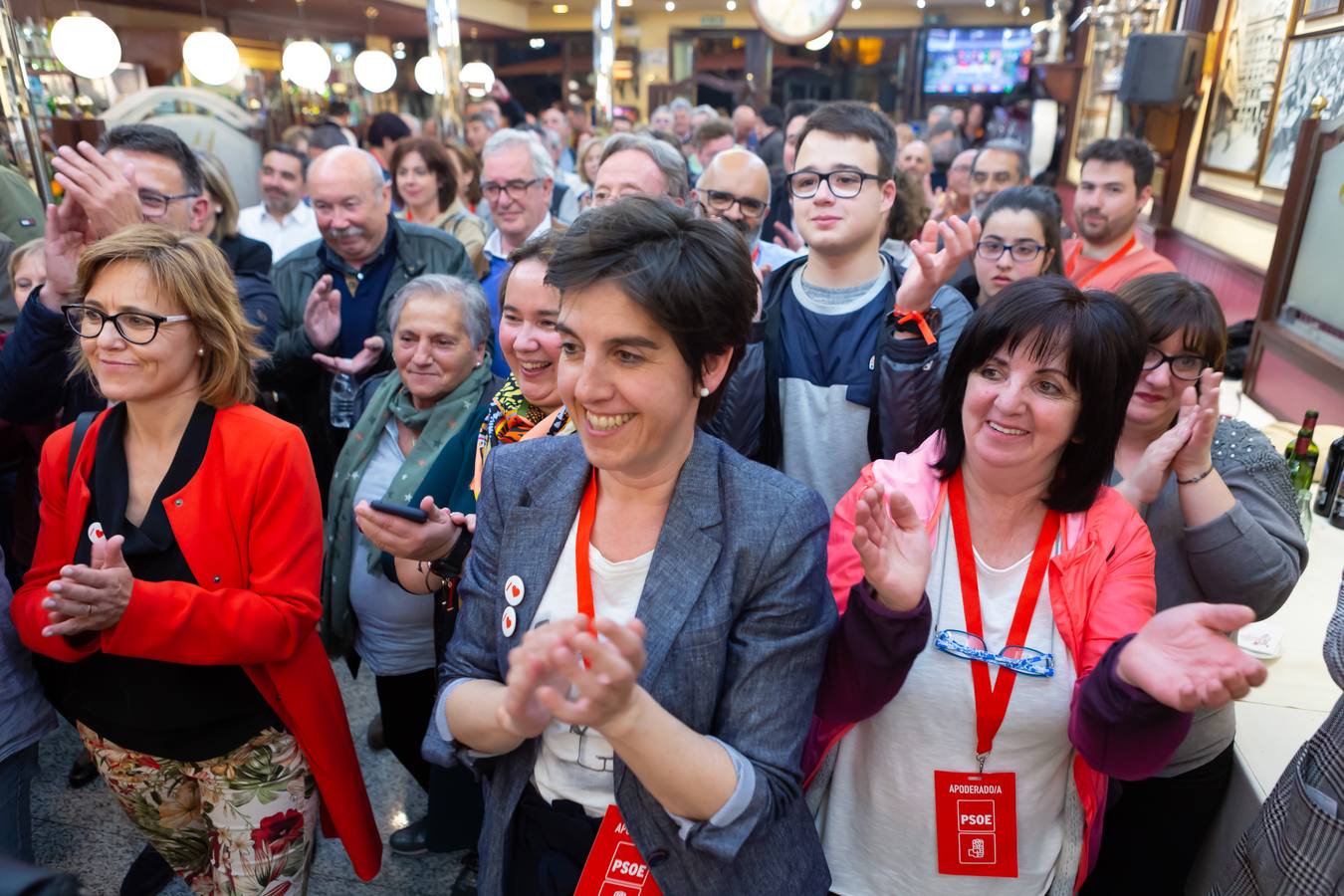 Los socialistas celebraronlos buenos resultados obtenidos 