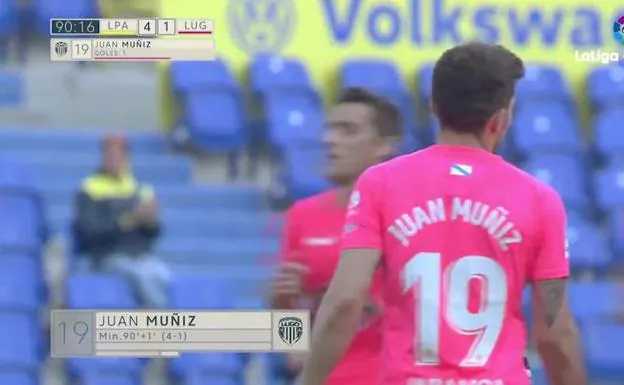 Juan Muñiz, autor del mejor gol de la jornada. 