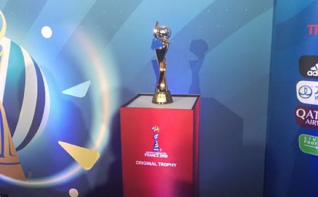 El trofeo de la Copa del Mundo, en La Ciudad del Fútbol de Las Rozas. 