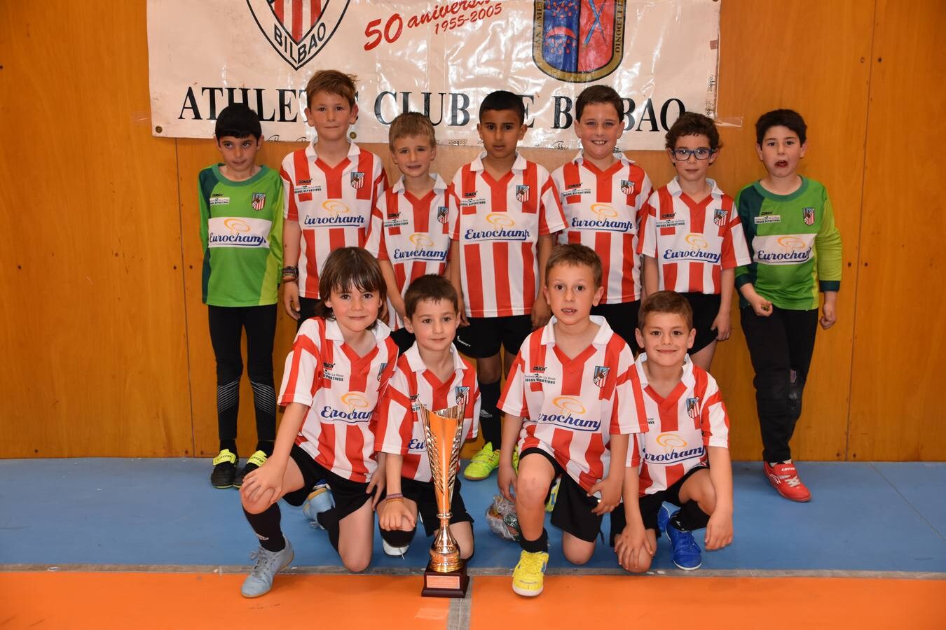 XVI trofeo fútbol sala Pequeñín de la Peña Calahorrana Athletic Club de Bilbao disputado hoy miércoles en el pabellón Europa de Calahorra y que ha ganado el Autol.