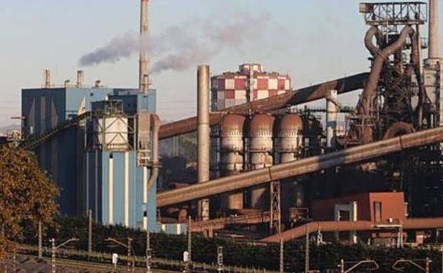 Factoría de ArcelorMittal en Gijón. 