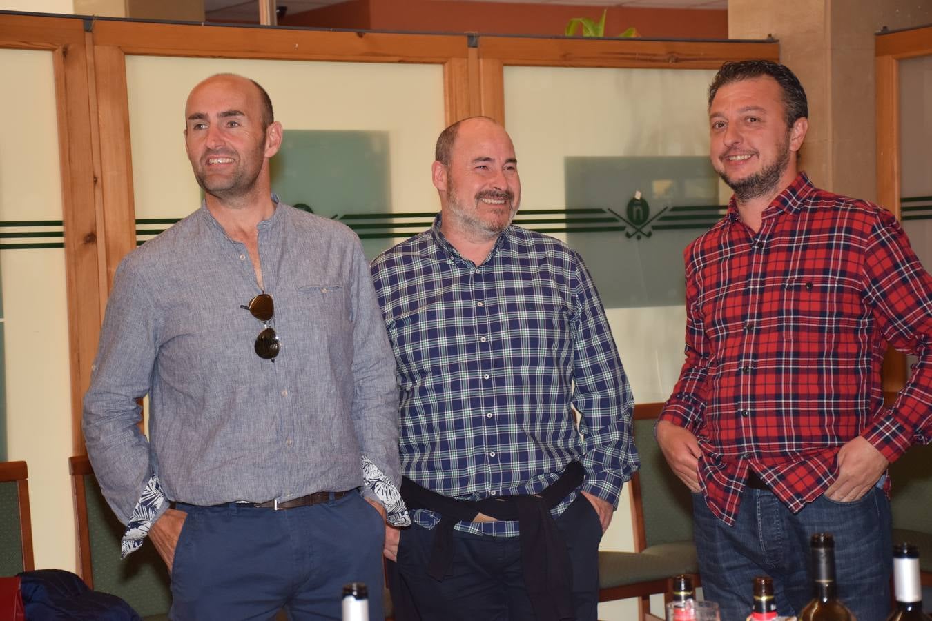 Los participantes en el Torneo Finca Valpiedra, de la Liga de Golf y Vino, disfrutaron de una cata de vinos de la bodega.