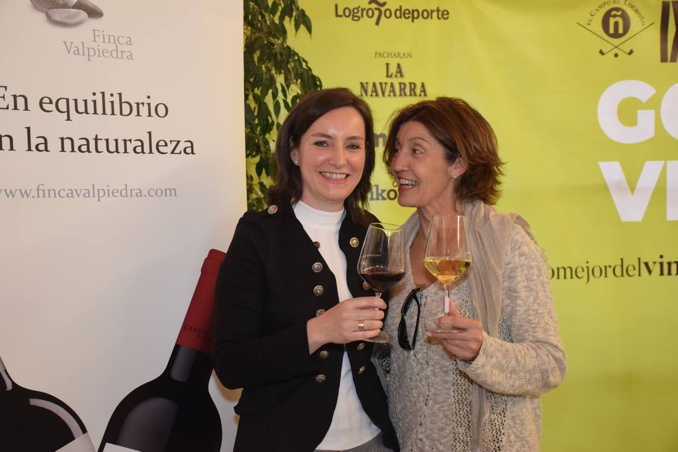 Los participantes en el Torneo Finca Valpiedra, de la Liga de Golf y Vino, disfrutaron de una cata de vinos de la bodega.