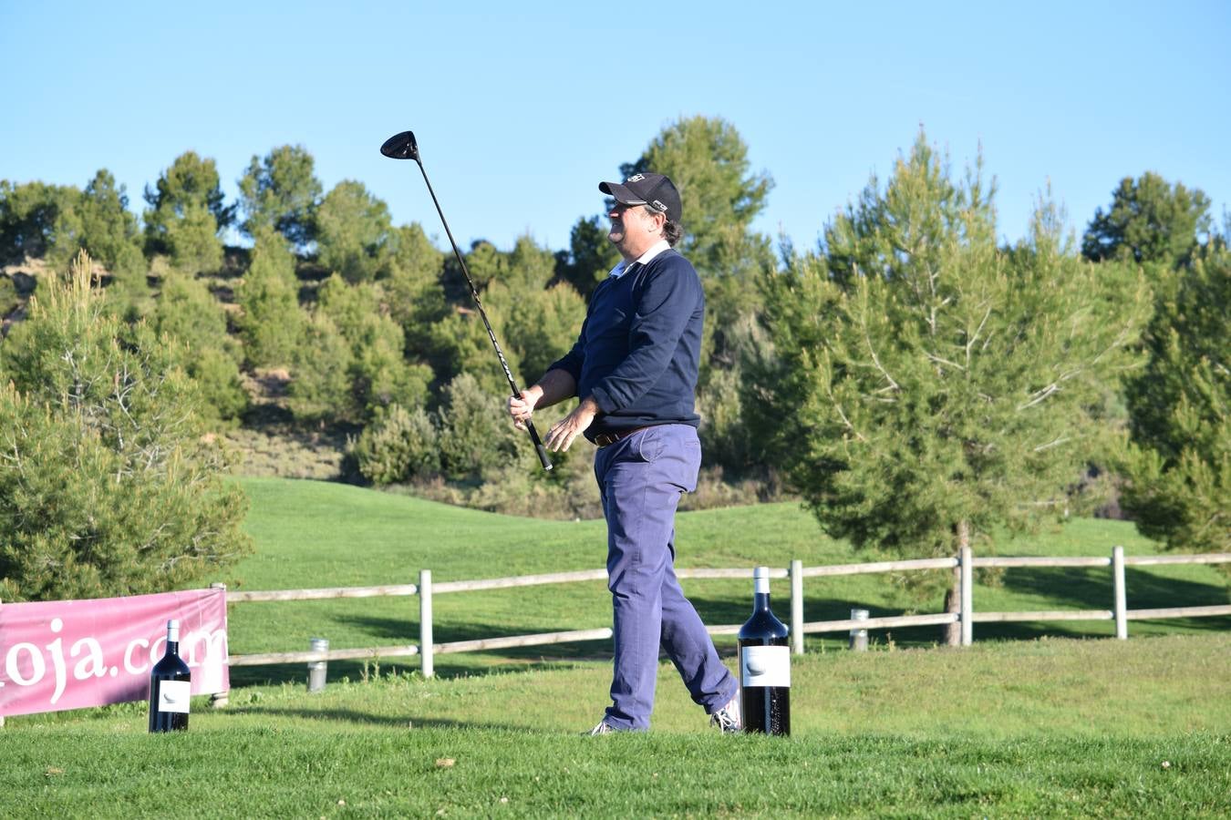 Los jugadores disfrutaron de una estupenda jornada de golf.