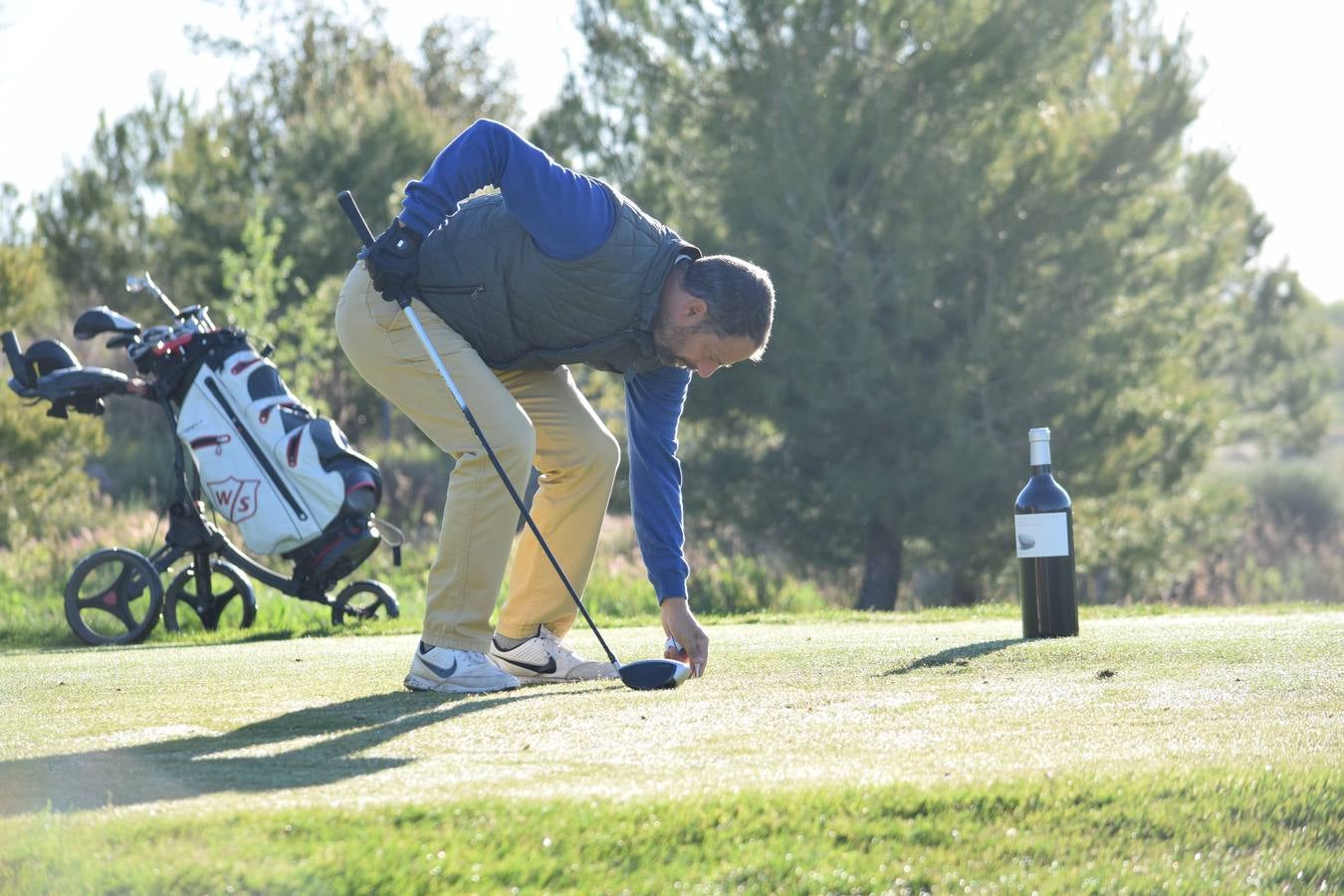 Los jugadores disfrutaron de una estupenda jornada de golf.