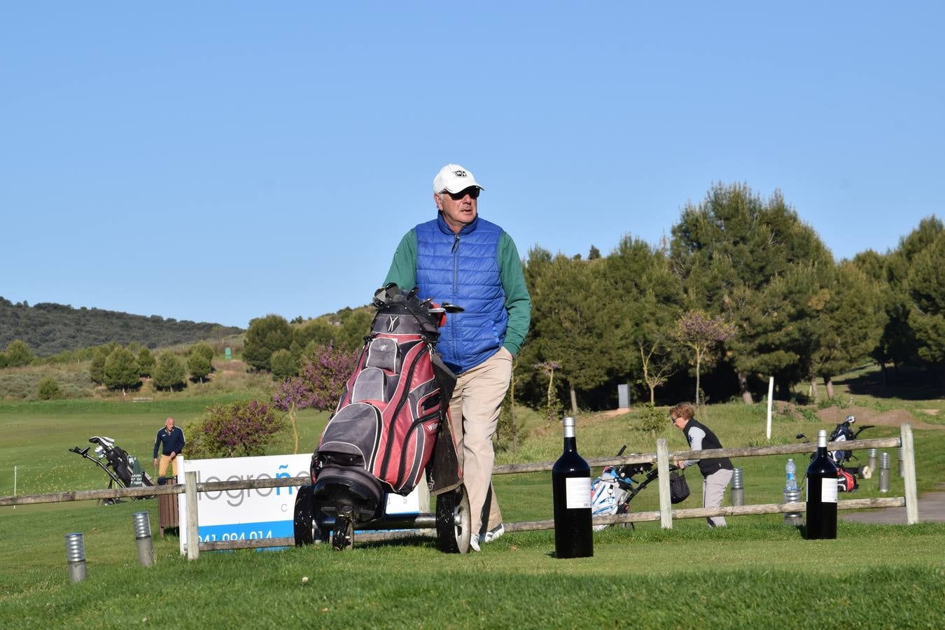 Los jugadores disfrutaron de una estupenda jornada de golf.