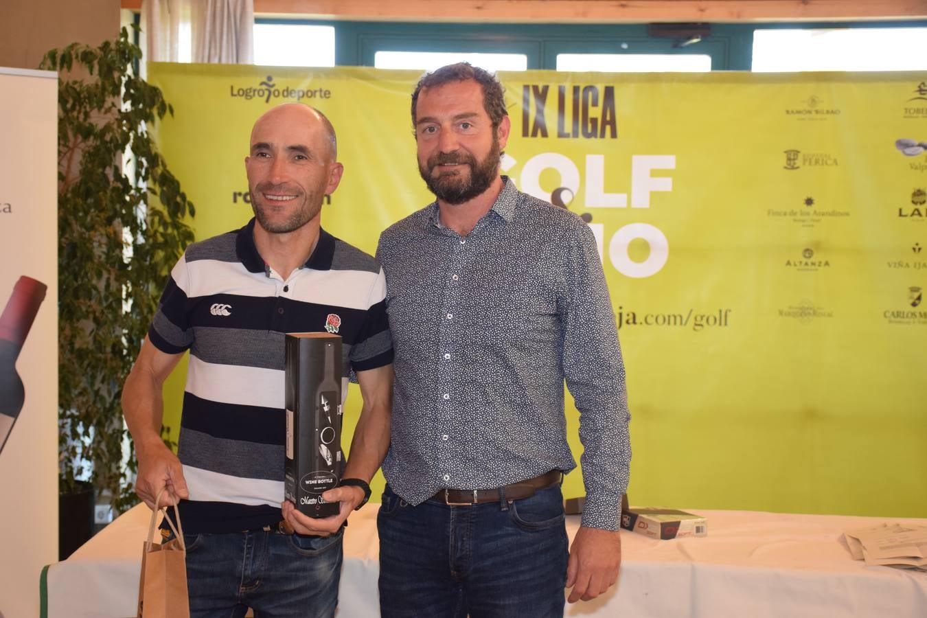 Entrega de premios del Torneo Finca Valpiedra, de la Liga de Golf y Vino.