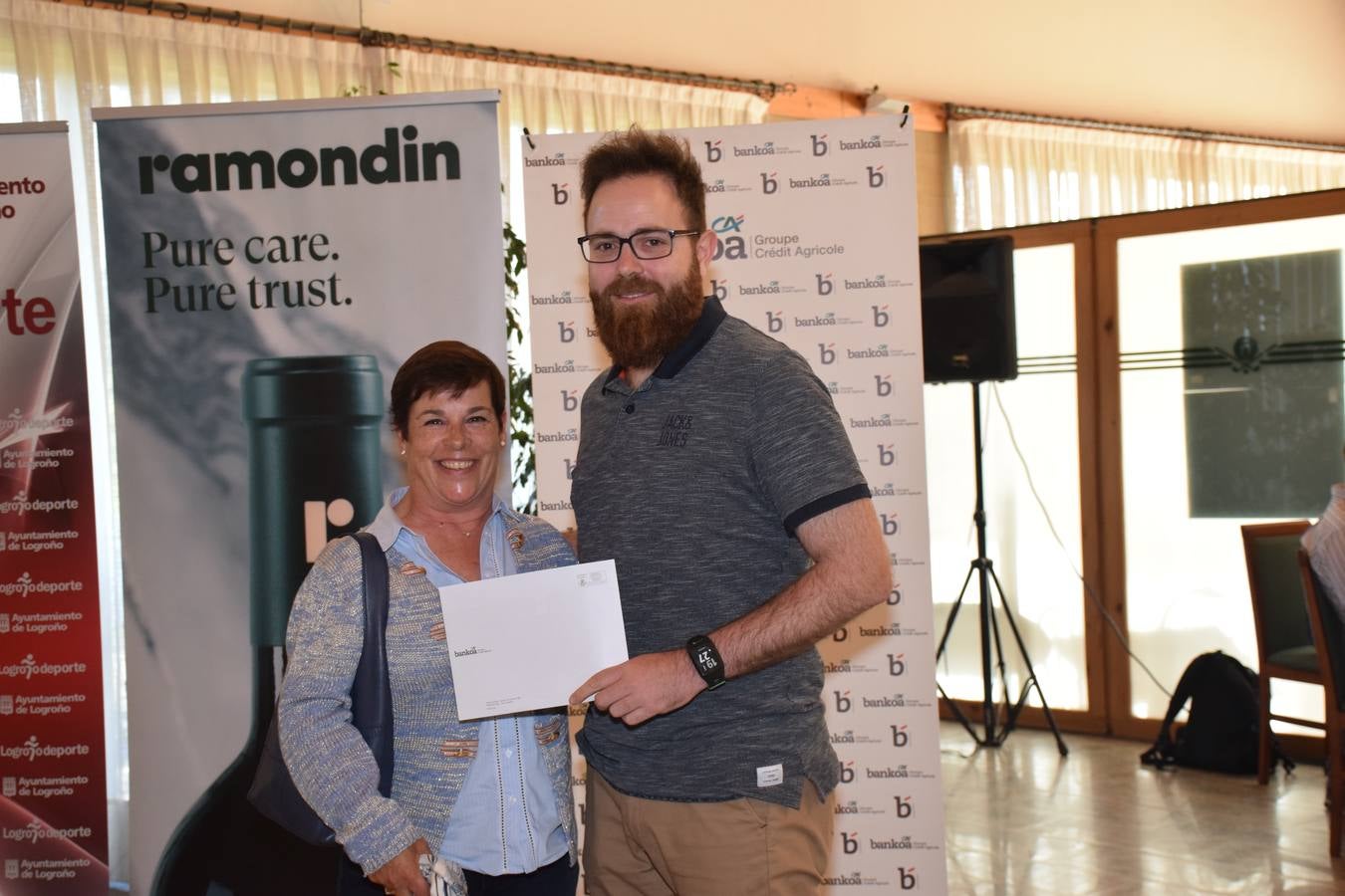 Entrega de premios del Torneo Finca Valpiedra, de la Liga de Golf y Vino.