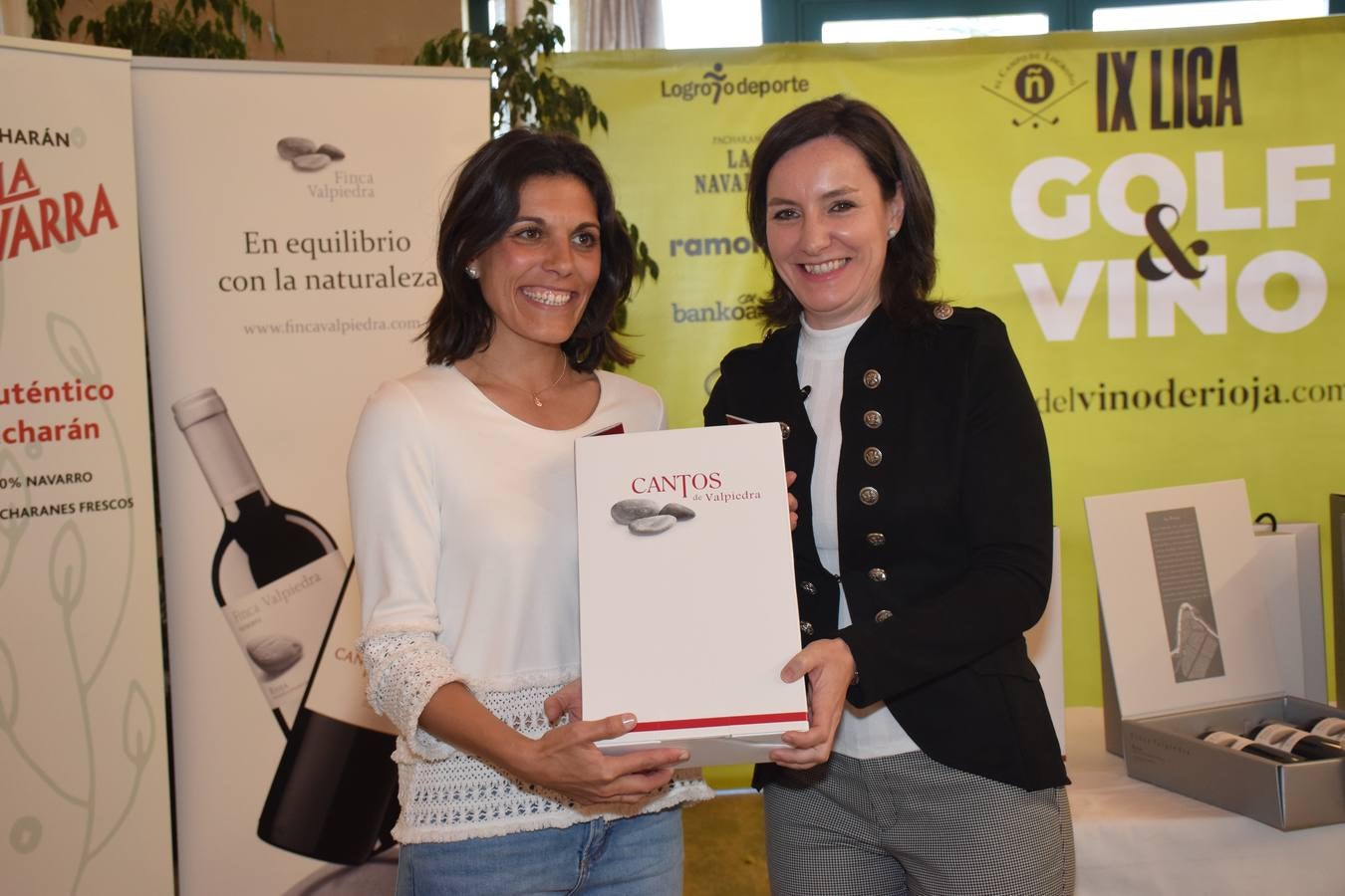 Entrega de premios del Torneo Finca Valpiedra, de la Liga de Golf y Vino.